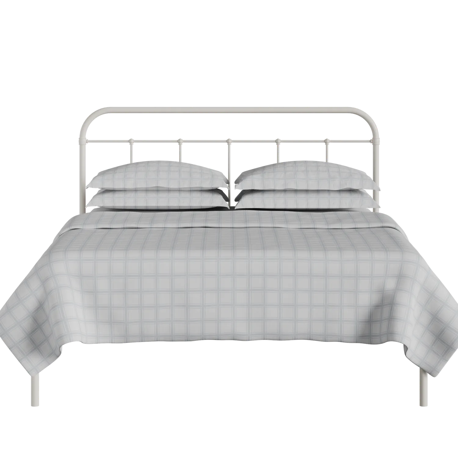 Hampton iron/metal bed in ivory