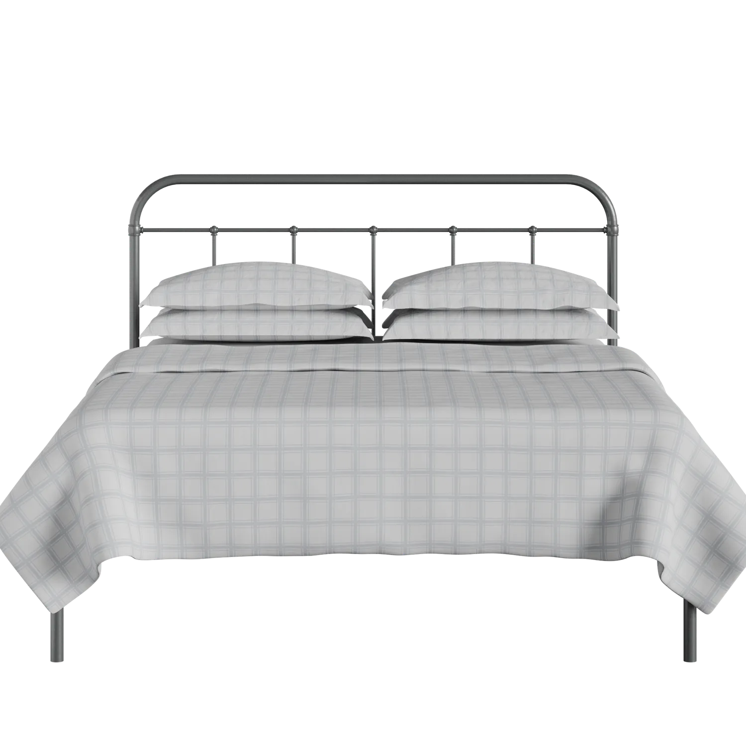 Hampton iron/metal bed in pewter