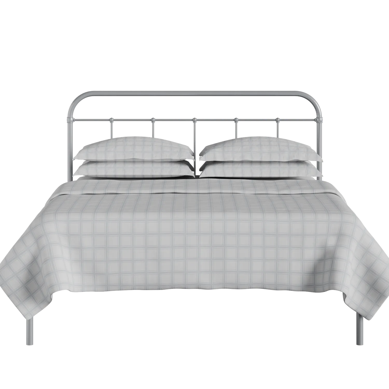 Hampton iron/metal bed in silver