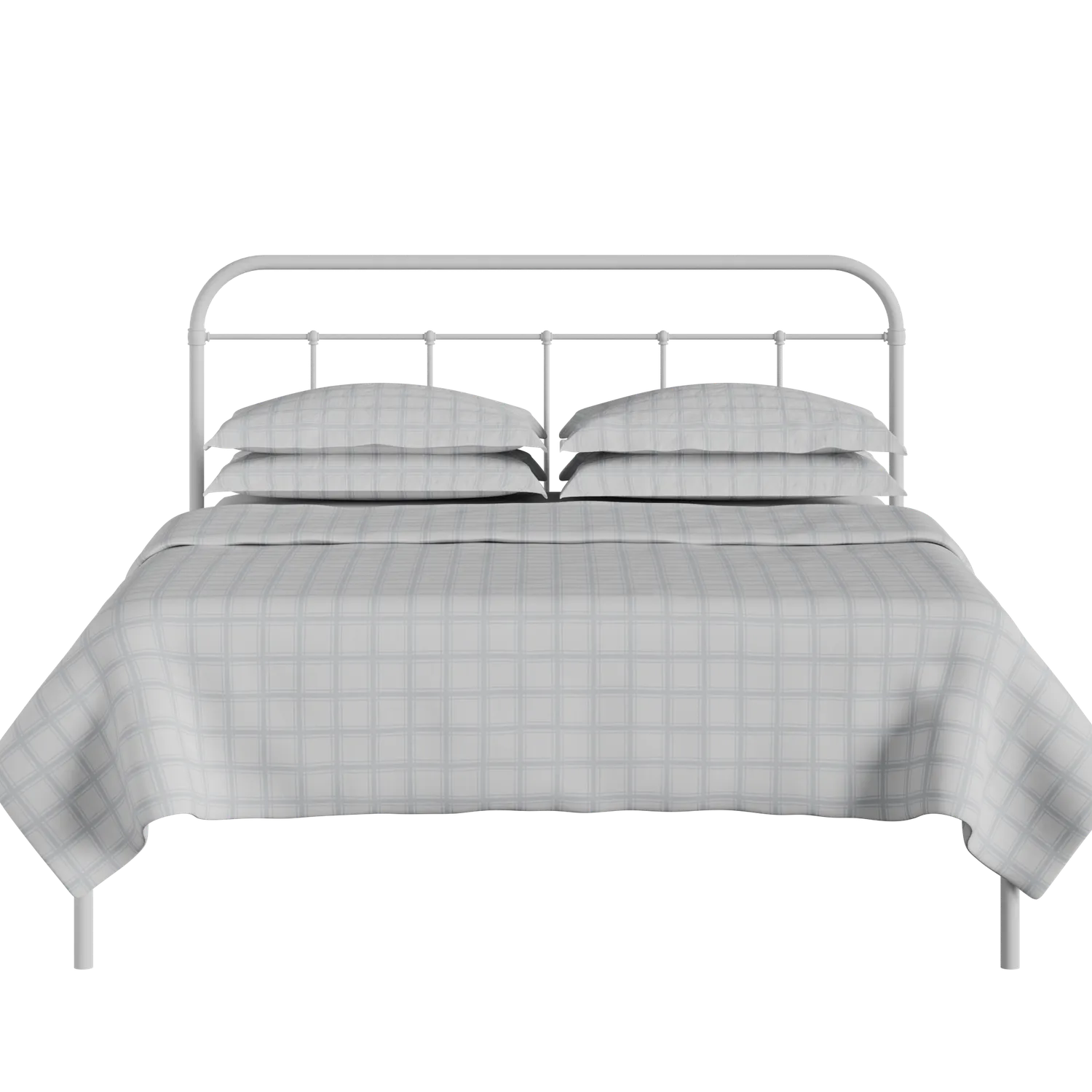 Hampton iron/metal bed in white