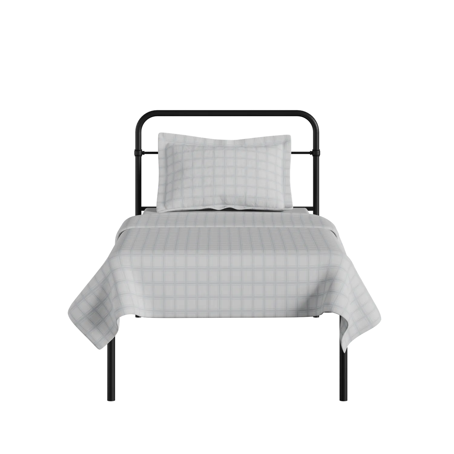 Hampton letto singolo in ferro nero