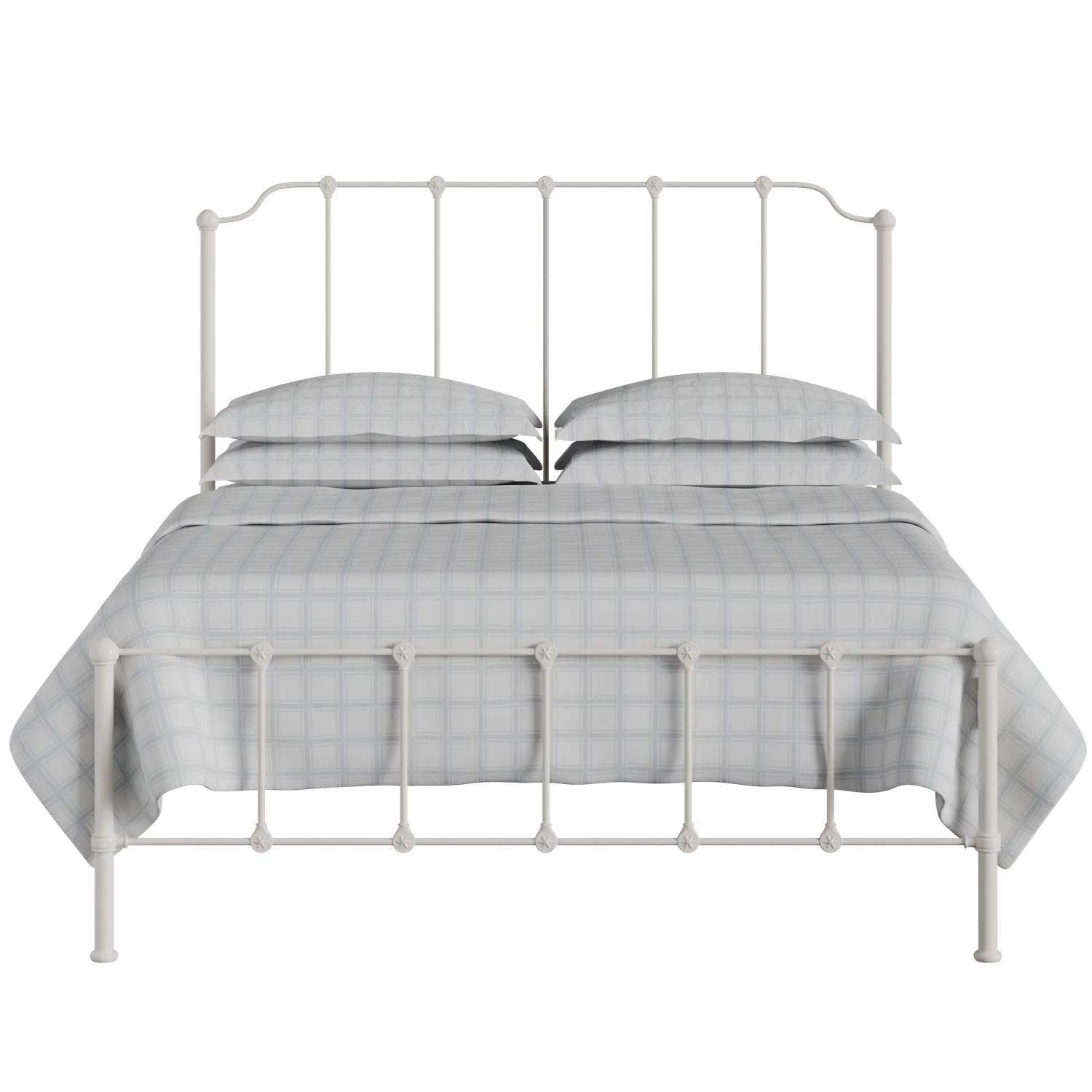 Julia iron/metal bed in ivory