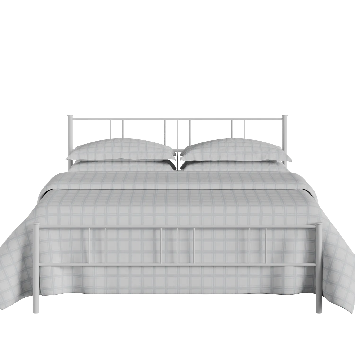 Mortlake iron/metal bed in white