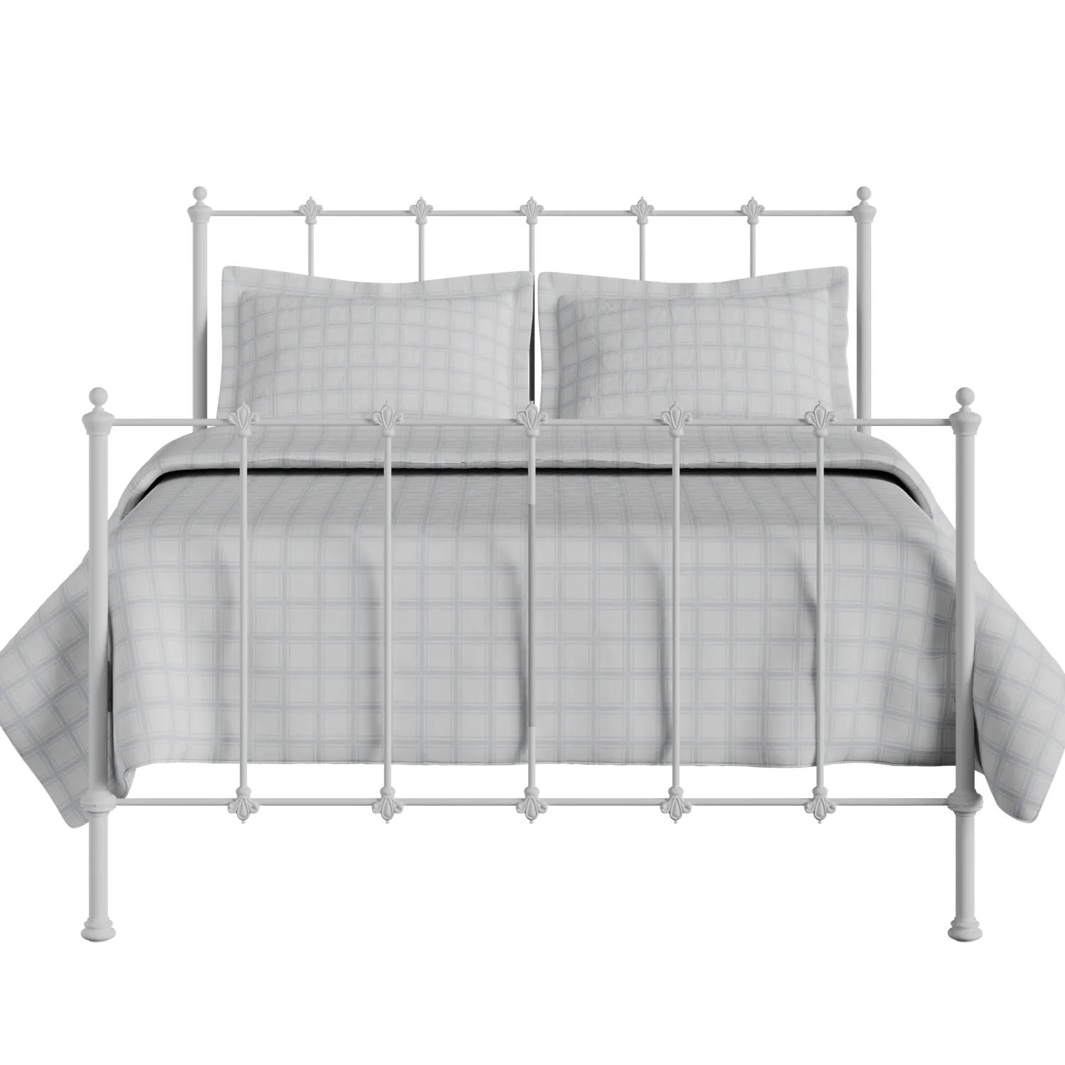 Paris iron/metal bed in white