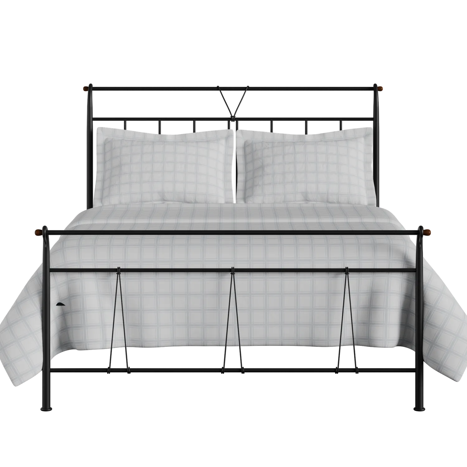 Pellini ijzeren bed in zwart