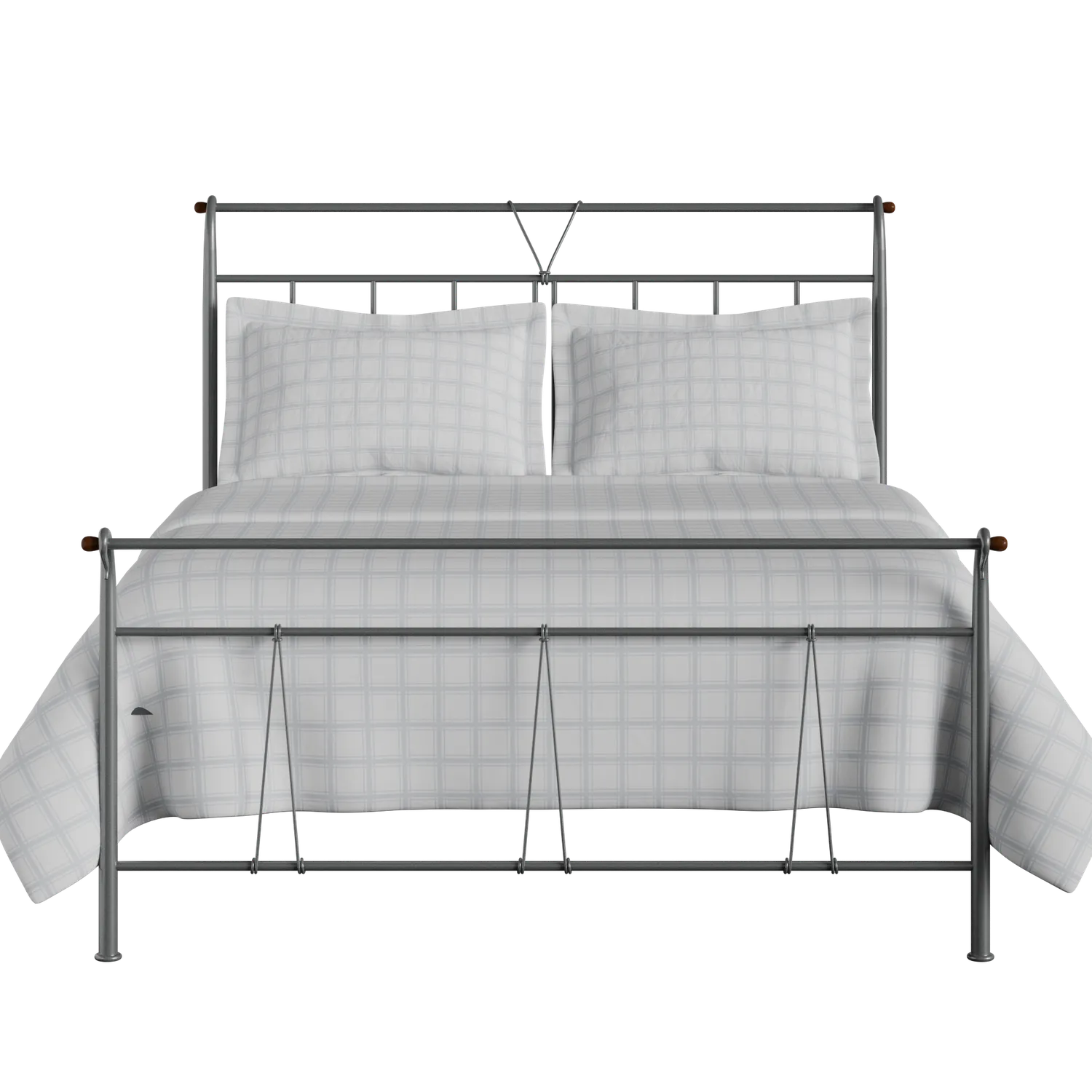 Pellini iron/metal bed in pewter