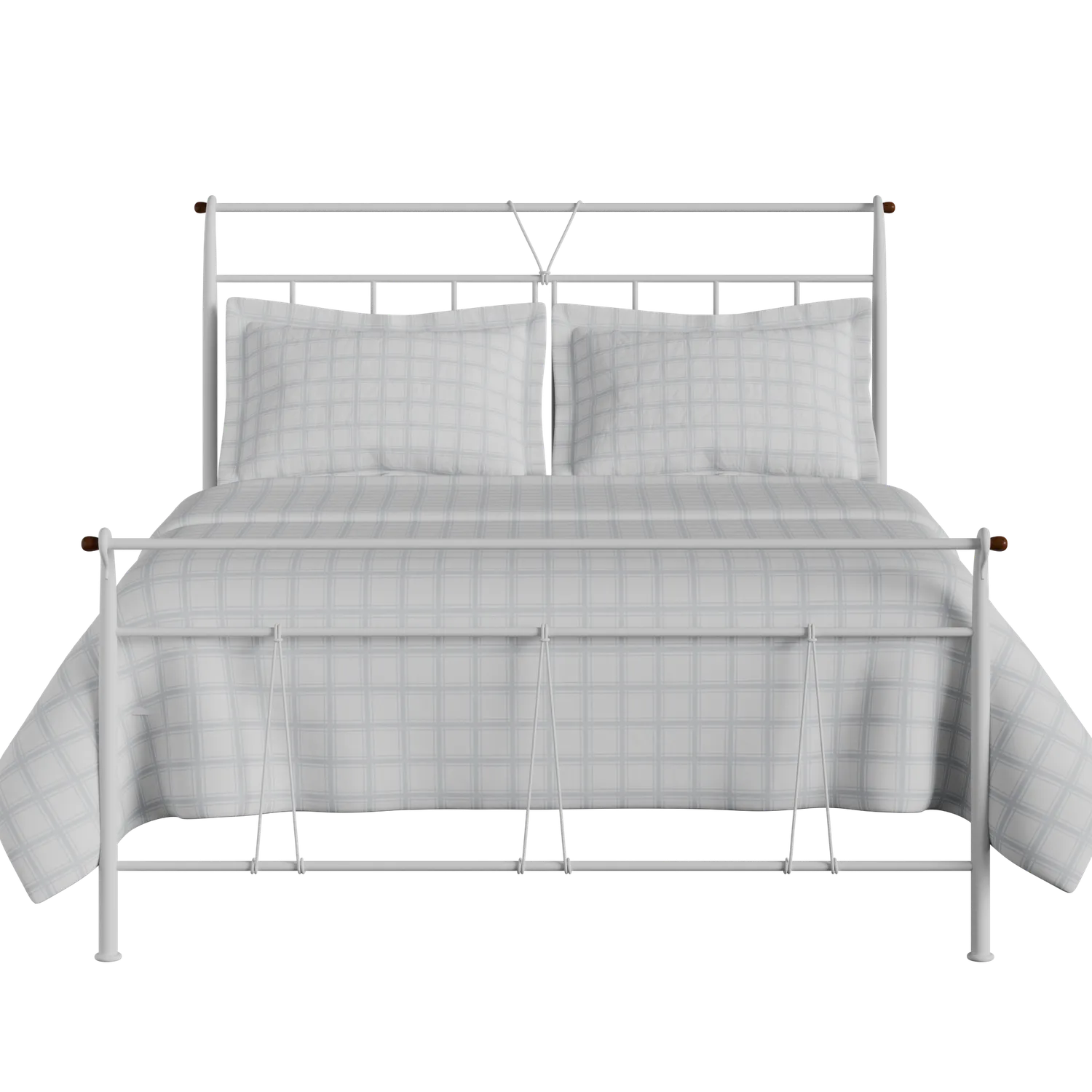 Pellini cama de metal en blanco