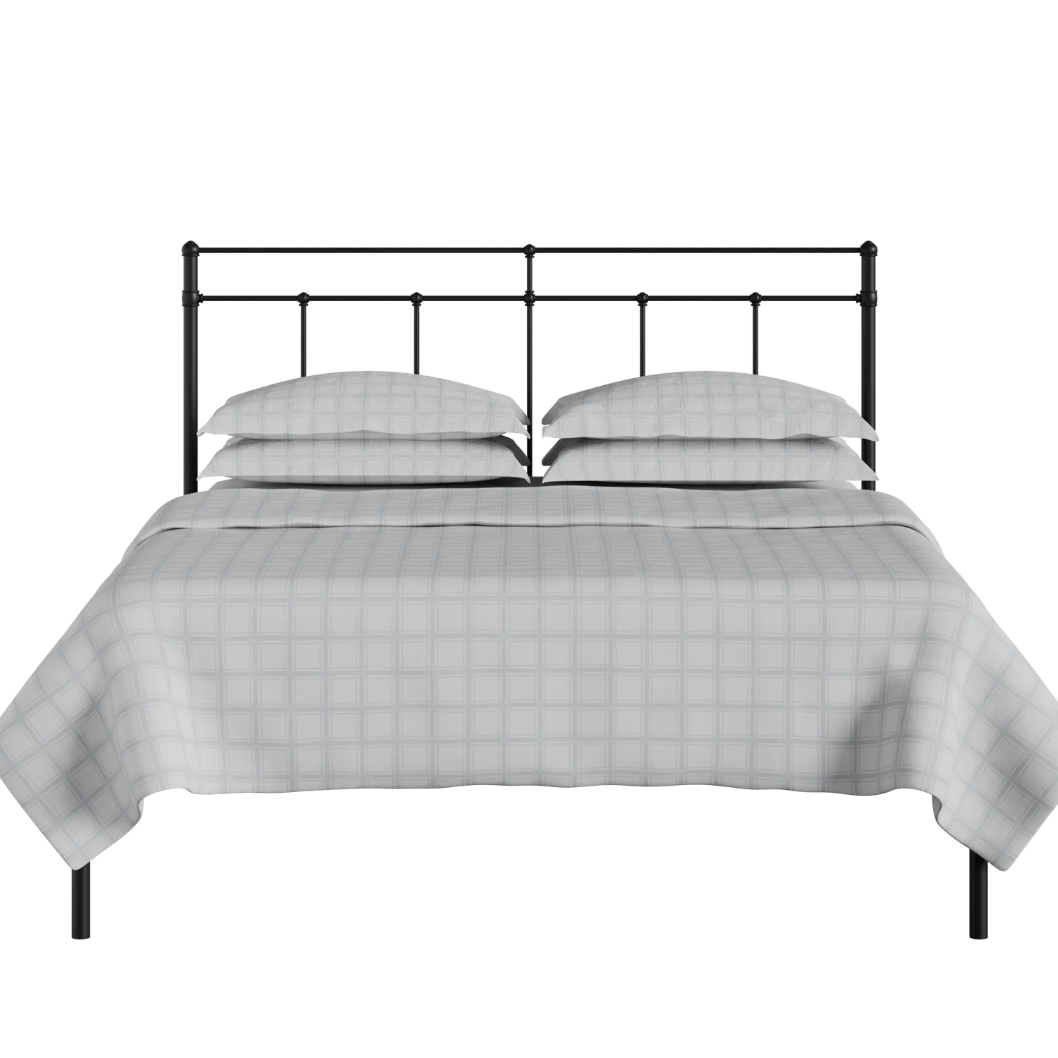 Richmond ijzeren bed in zwart