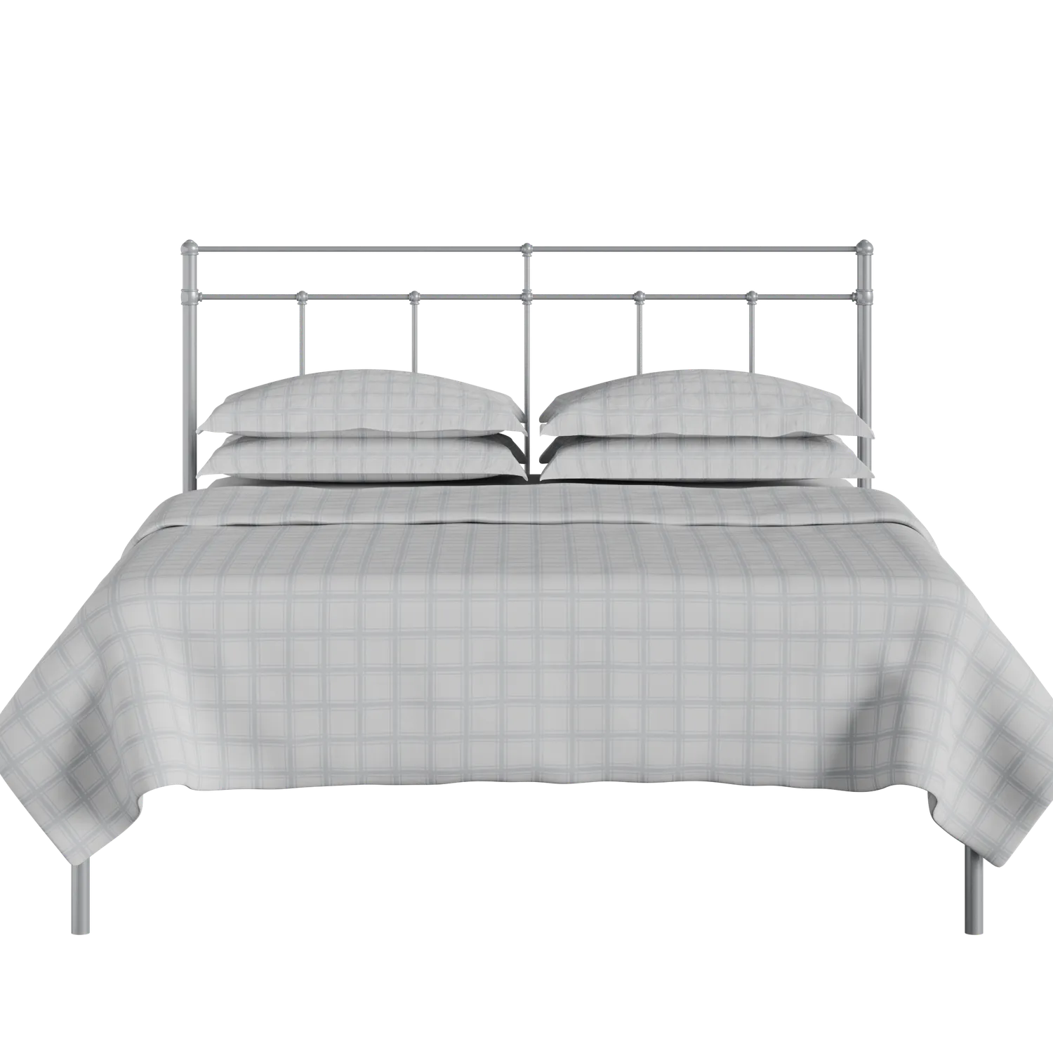 Richmond iron/metal bed in silver