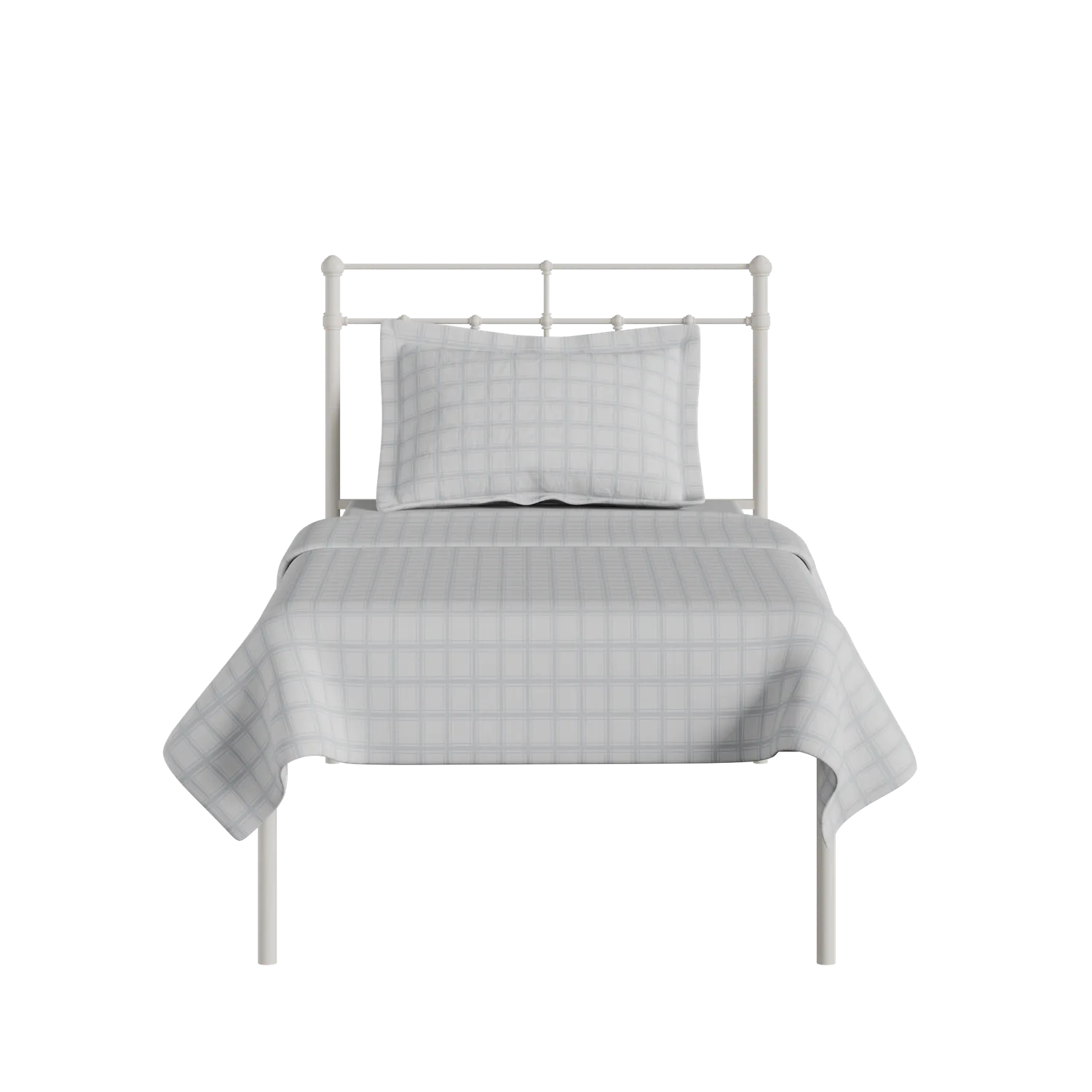 Richmond cama individual de metal en crema