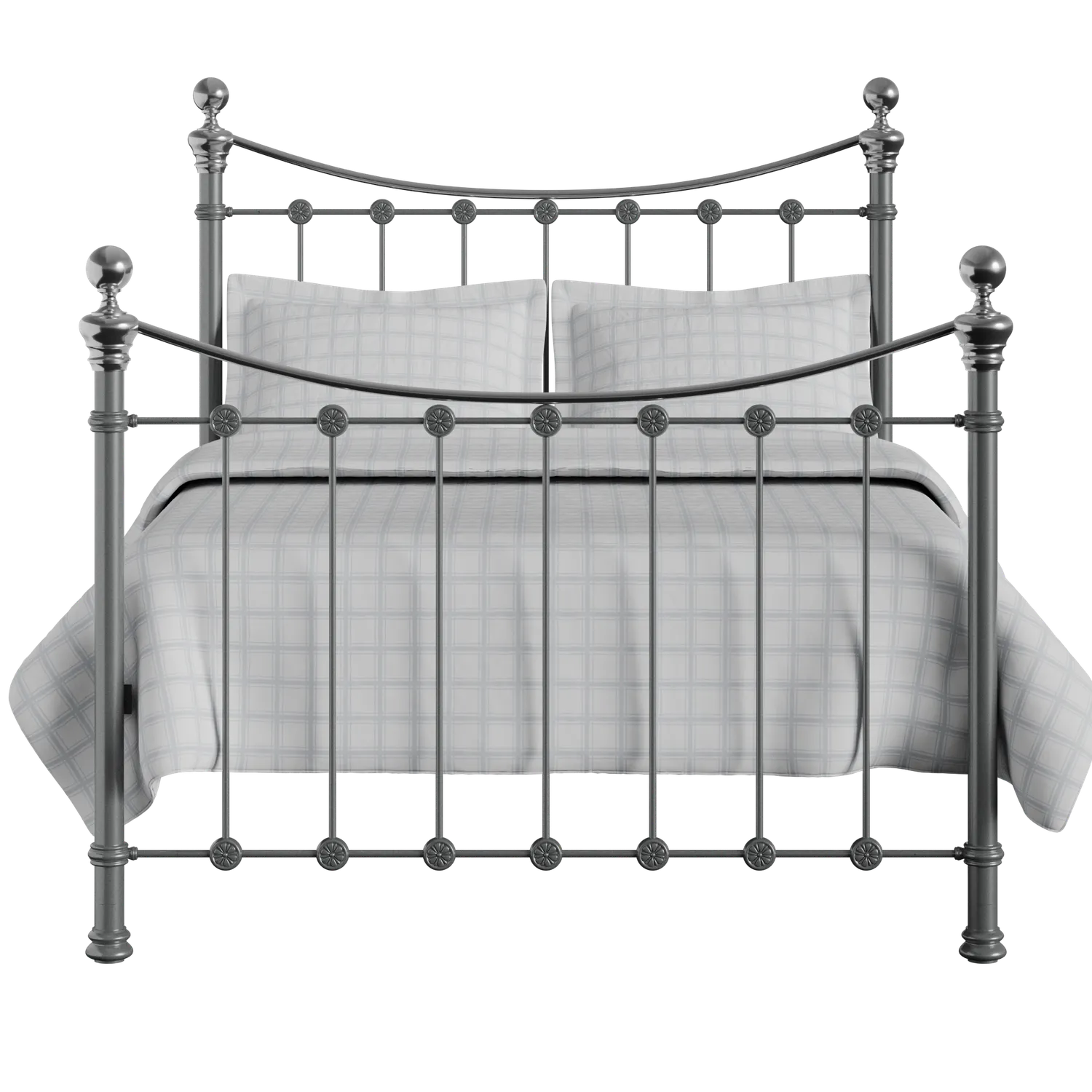 Selkirk Chromo iron/metal bed in pewter