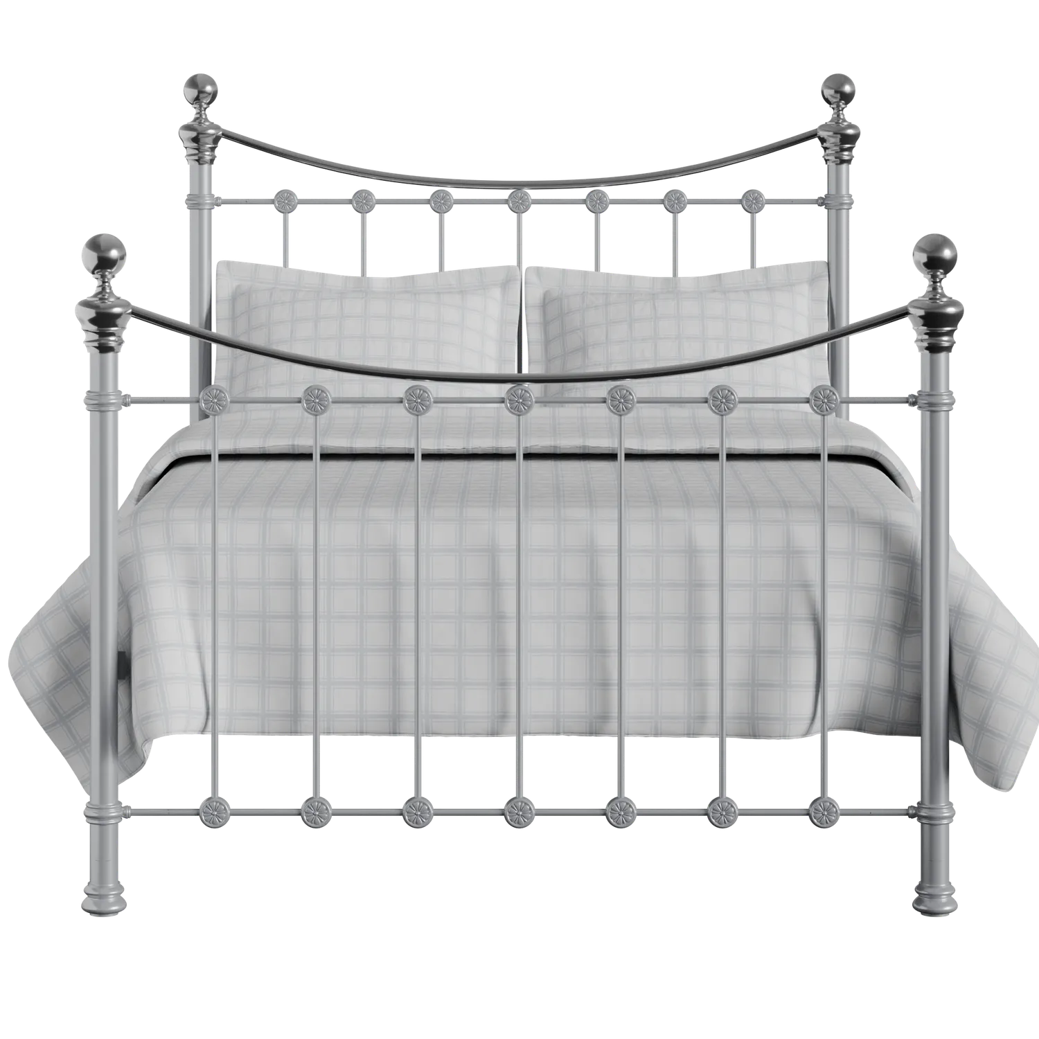 Selkirk Chromo iron/metal bed in silver