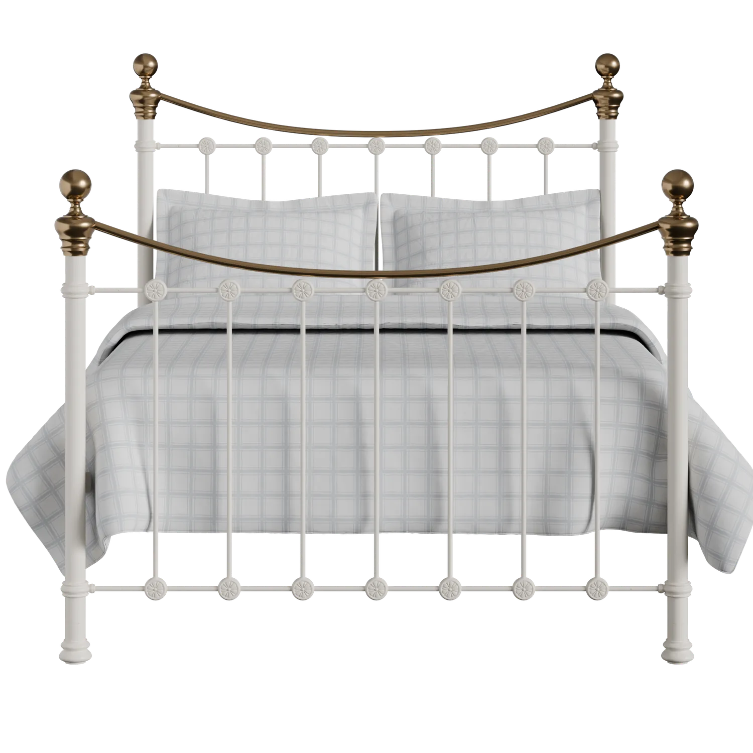 Selkirk iron/metal bed in ivory