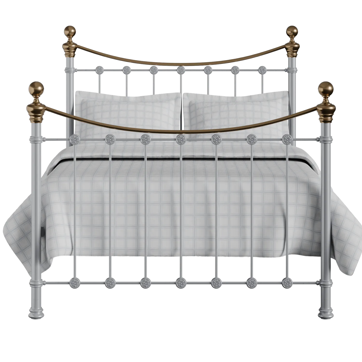 Selkirk iron/metal bed in silver