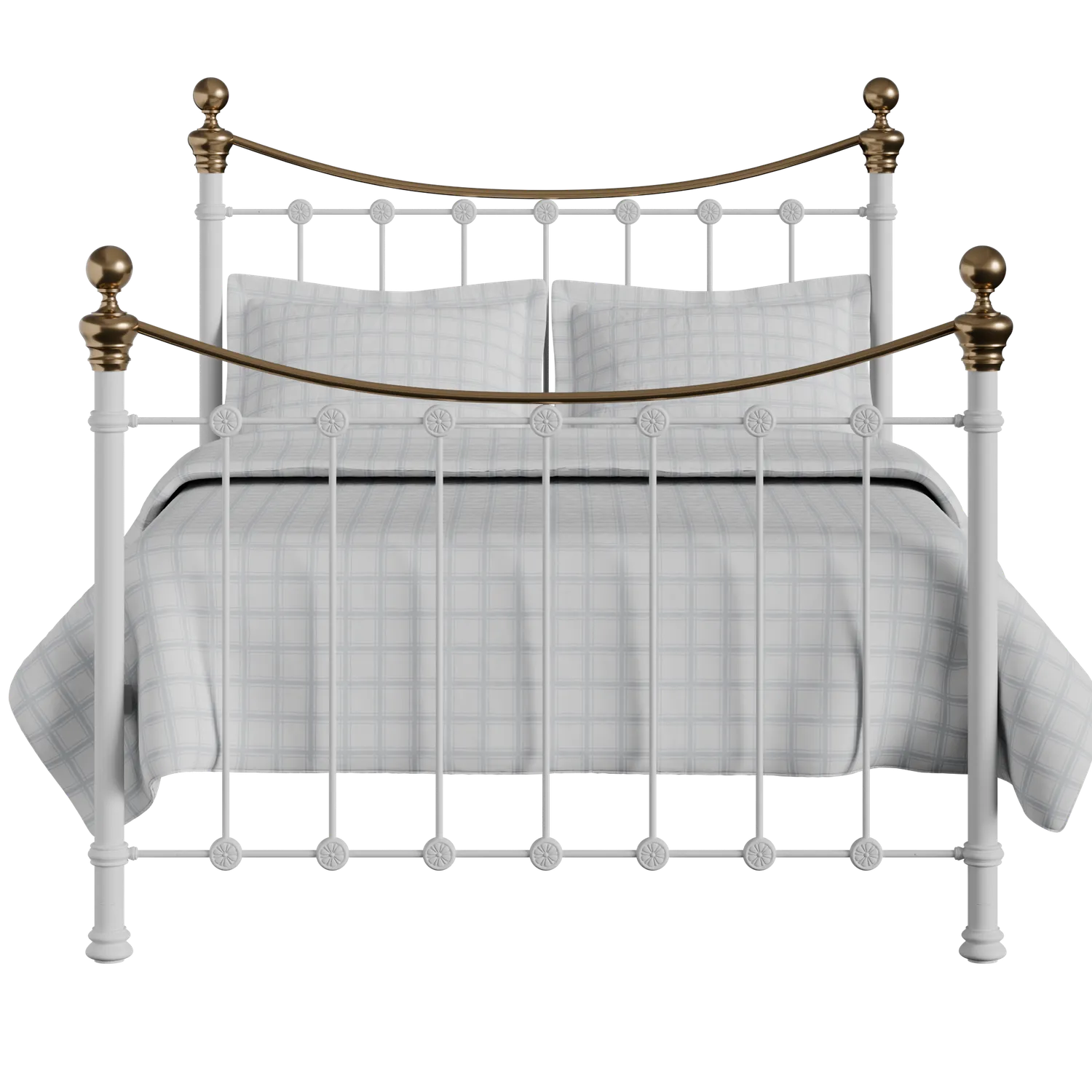 Selkirk ijzeren bed in wit