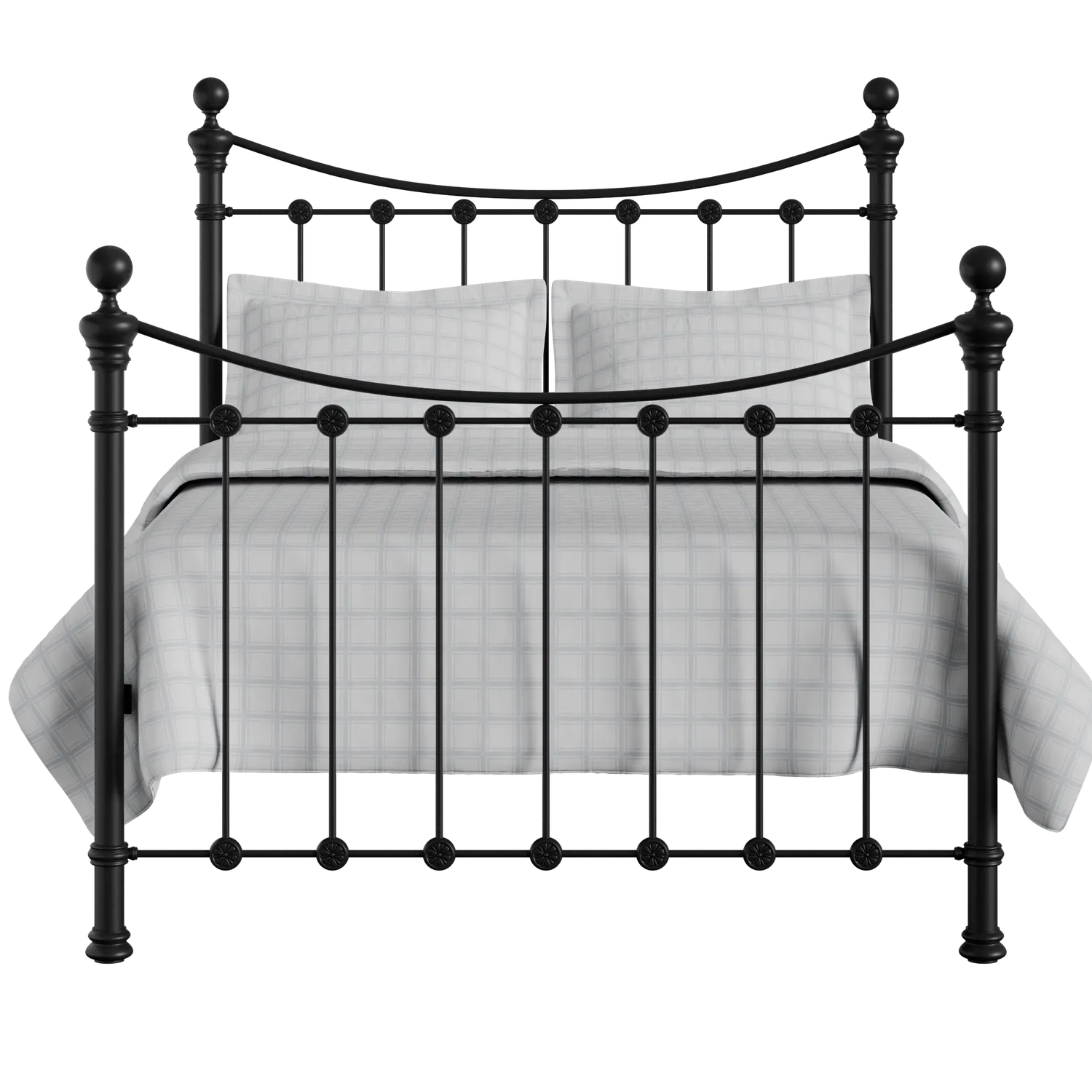 Selkirk Solo ijzeren bed in zwart