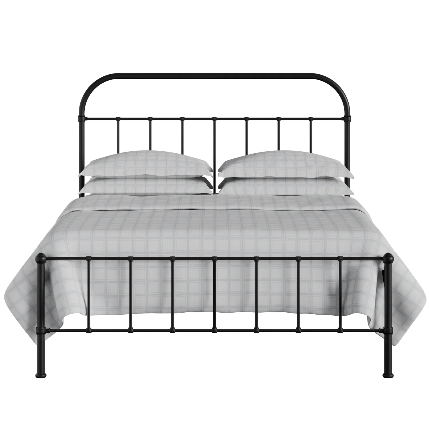 Solomon ijzeren bed in zwart