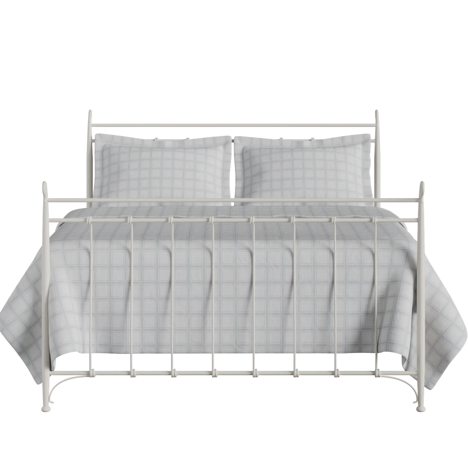 Tiffany iron/metal bed in ivory