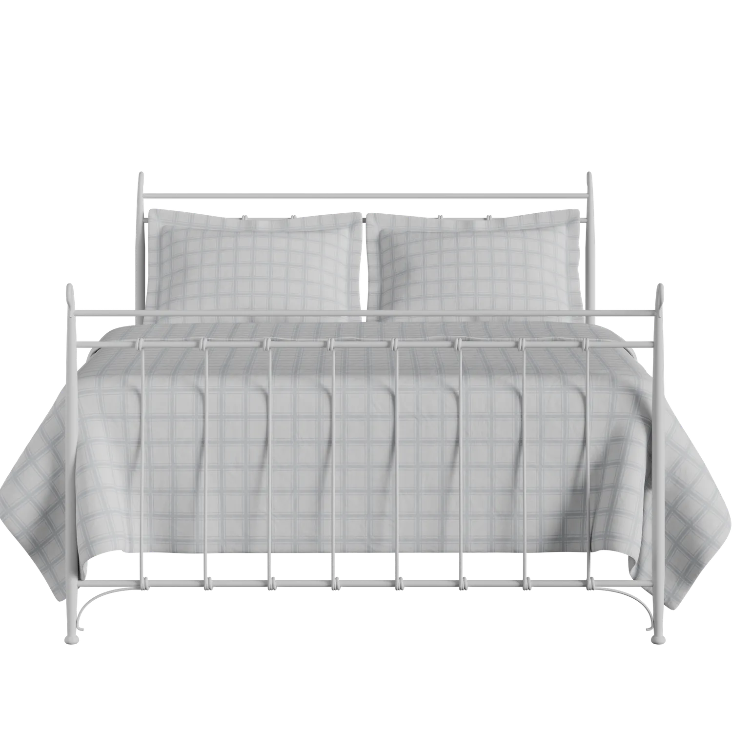 Tiffany iron/metal bed in white