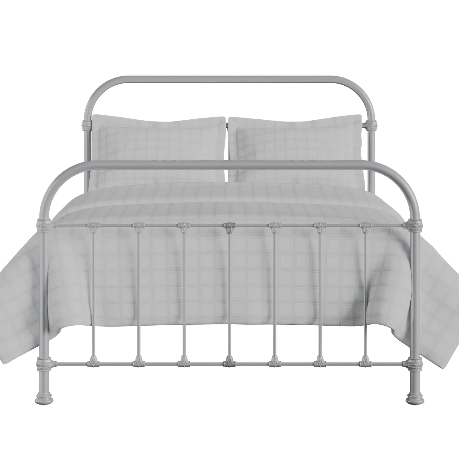 Timolin iron/metal bed in silver