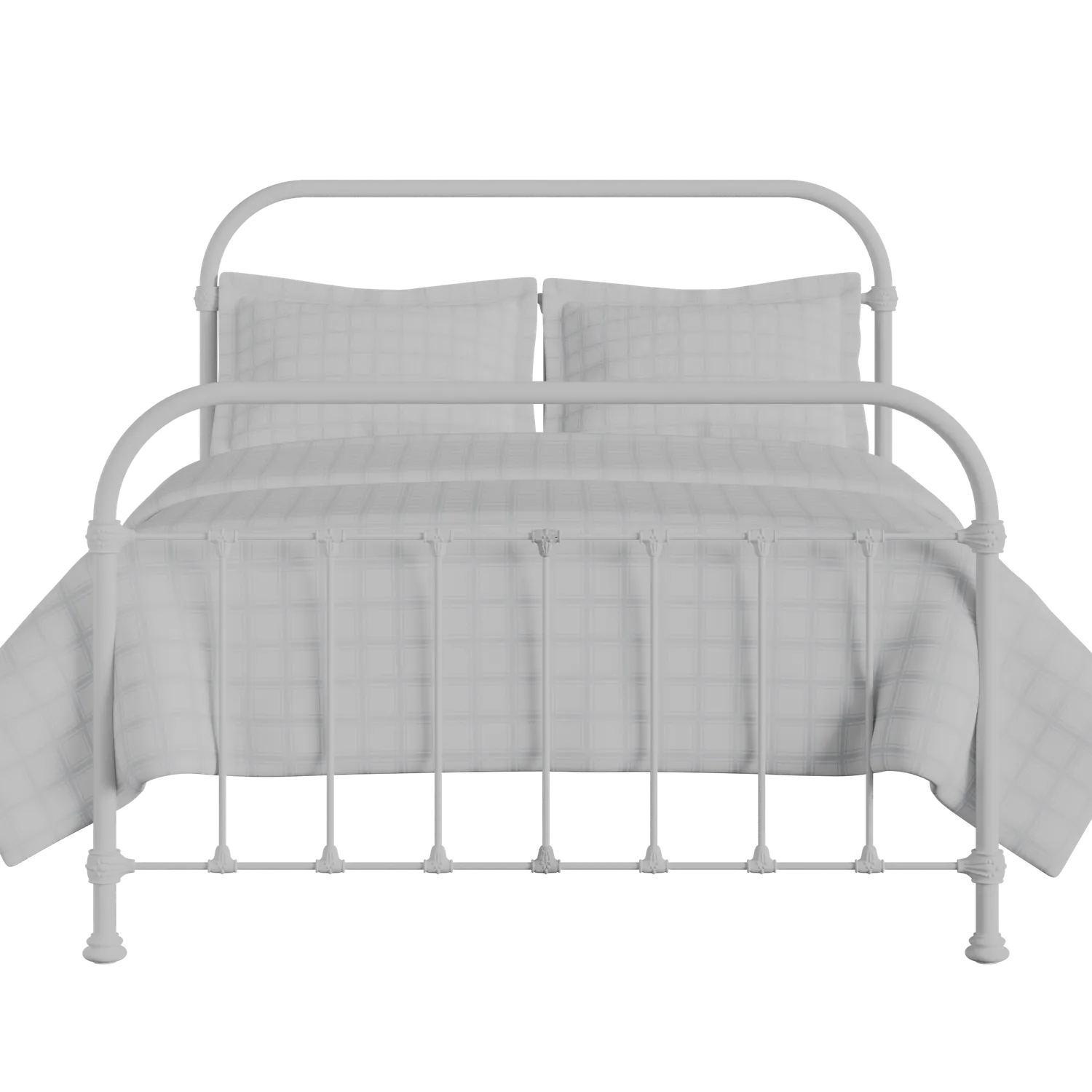 Timolin iron/metal bed in white
