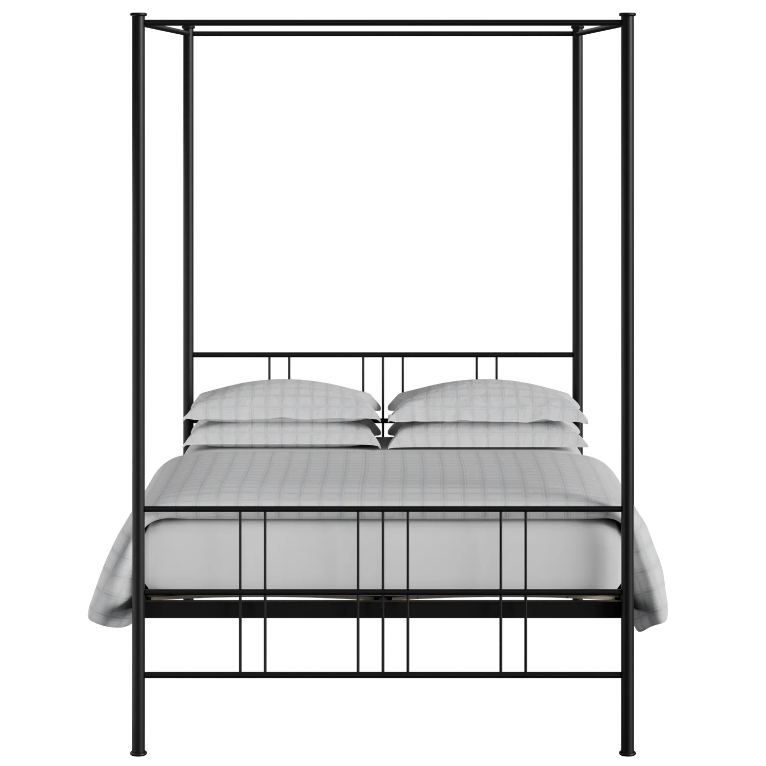 Toulon iron/metal bed in black