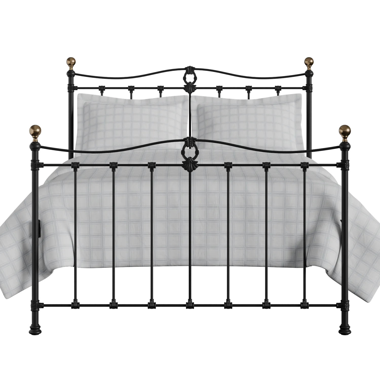 Tulsk iron/metal bed in black