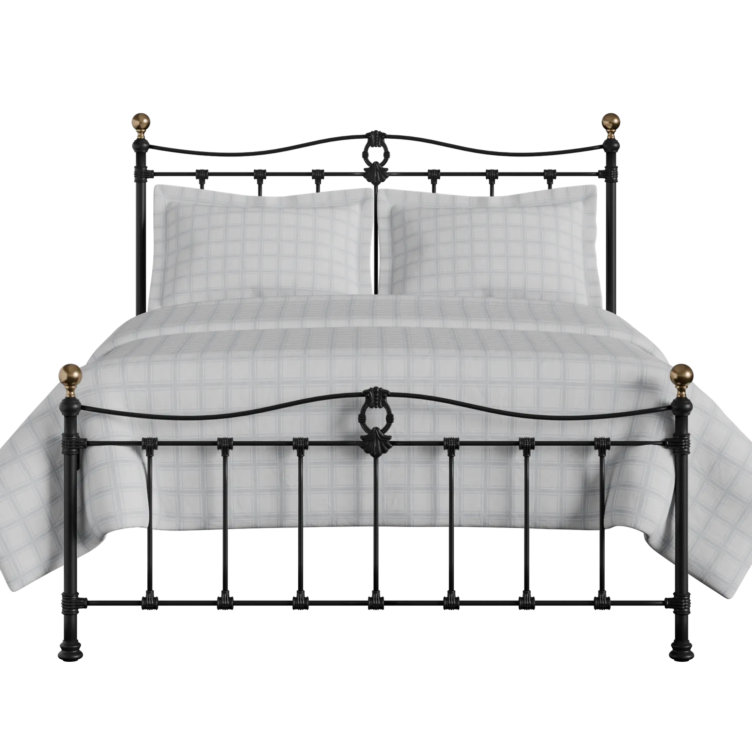 Tulsk Low Footend iron/metal bed in black