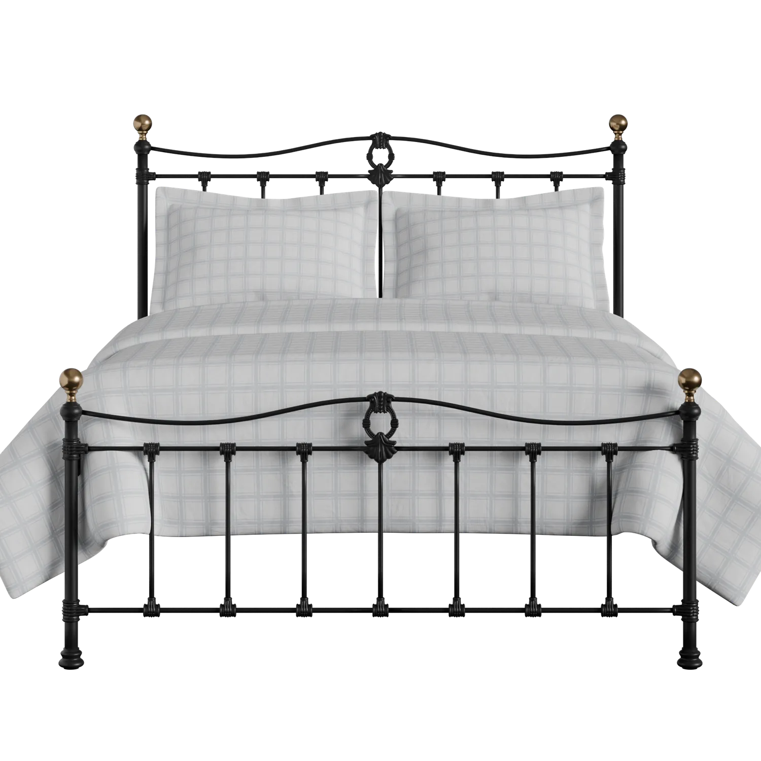 Tulsk Low Footend cama de metal en negro