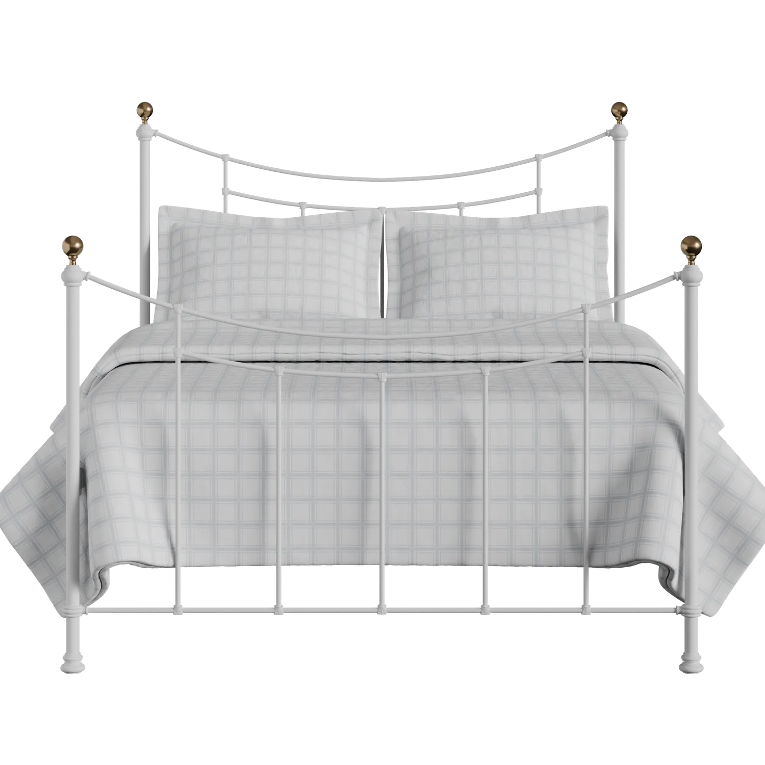 Virginia ijzeren bed in wit