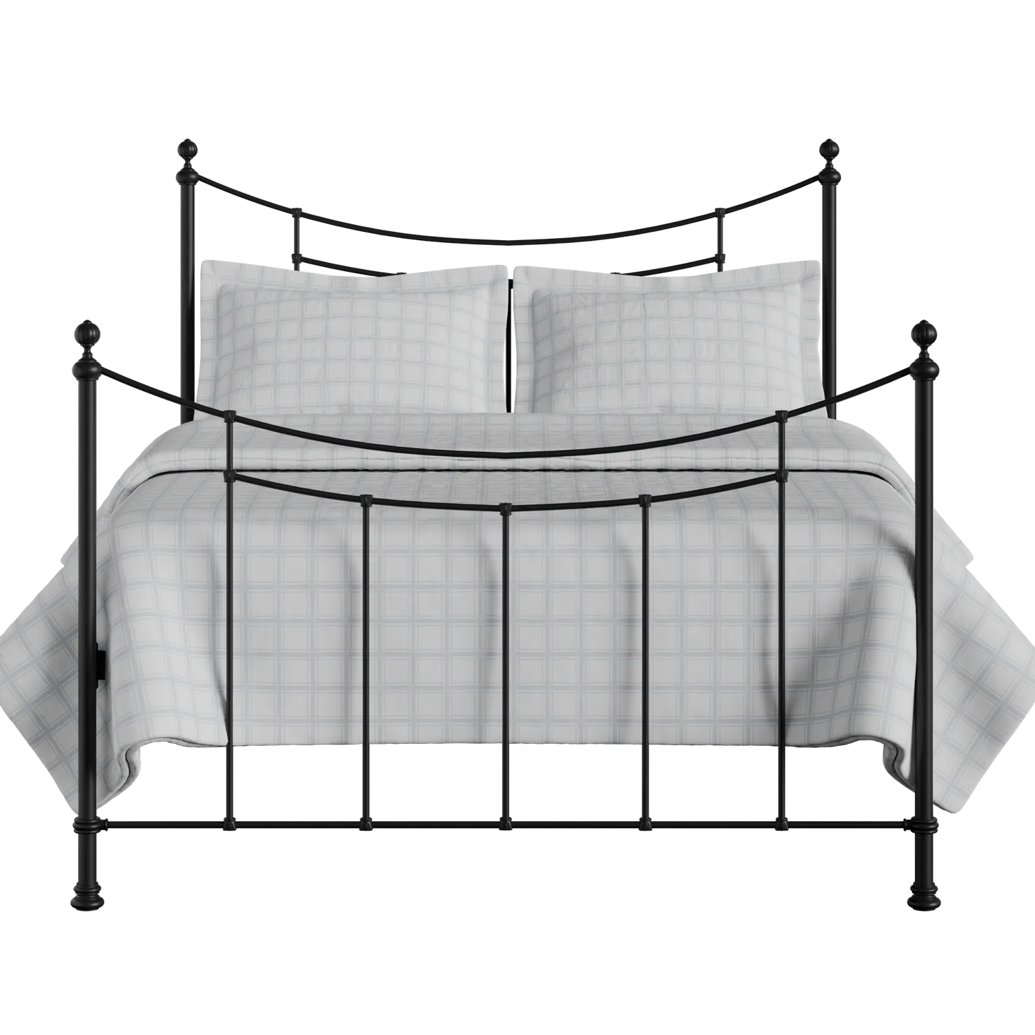 Winchester ijzeren bed in zwart