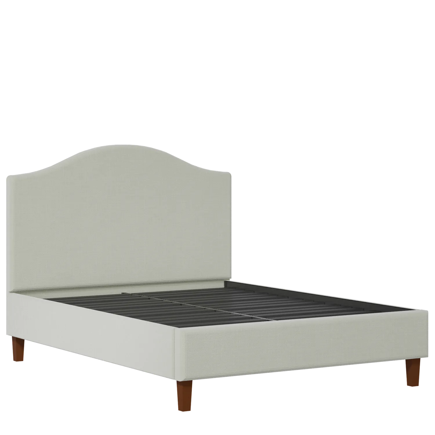 Burley Slim upholstered bed in mineral fabric