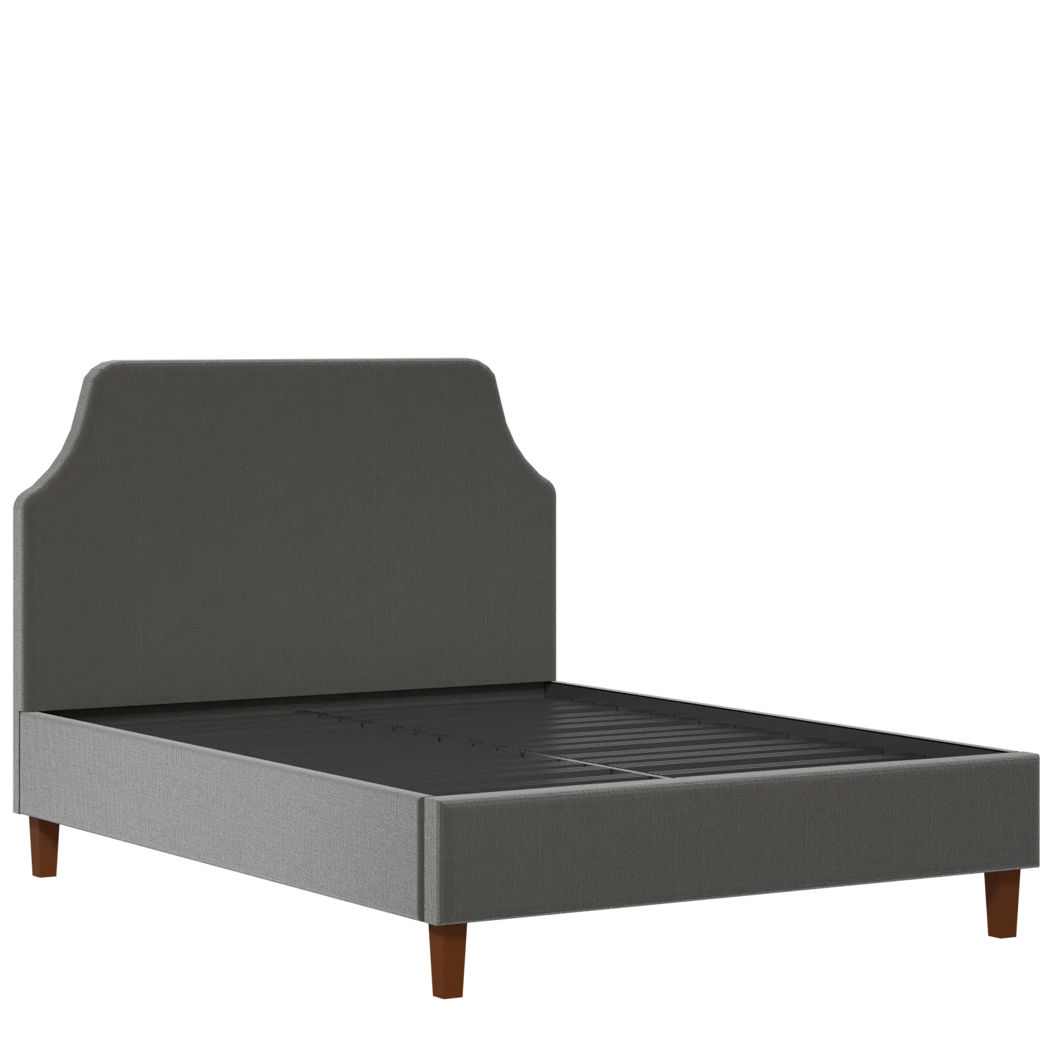 Henley upholstered bed in iron fabric