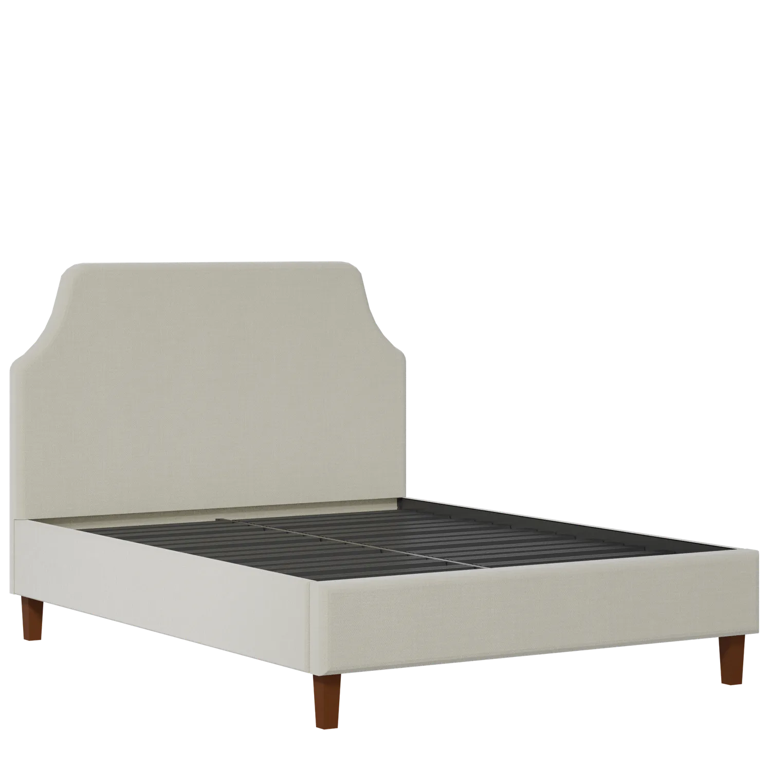 Henley upholstered bed in oatmeal fabric