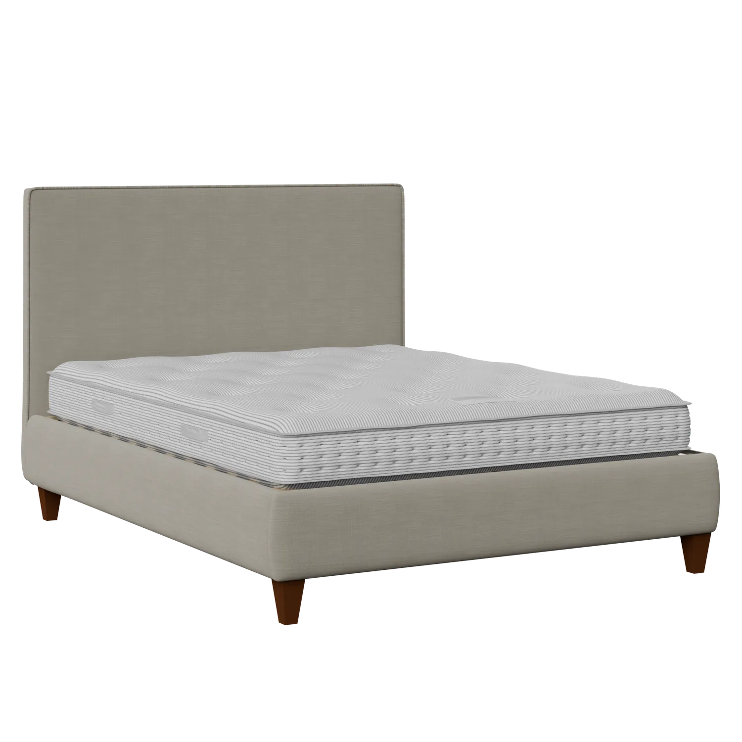 Yushan with Piping stoffen bed in grijs