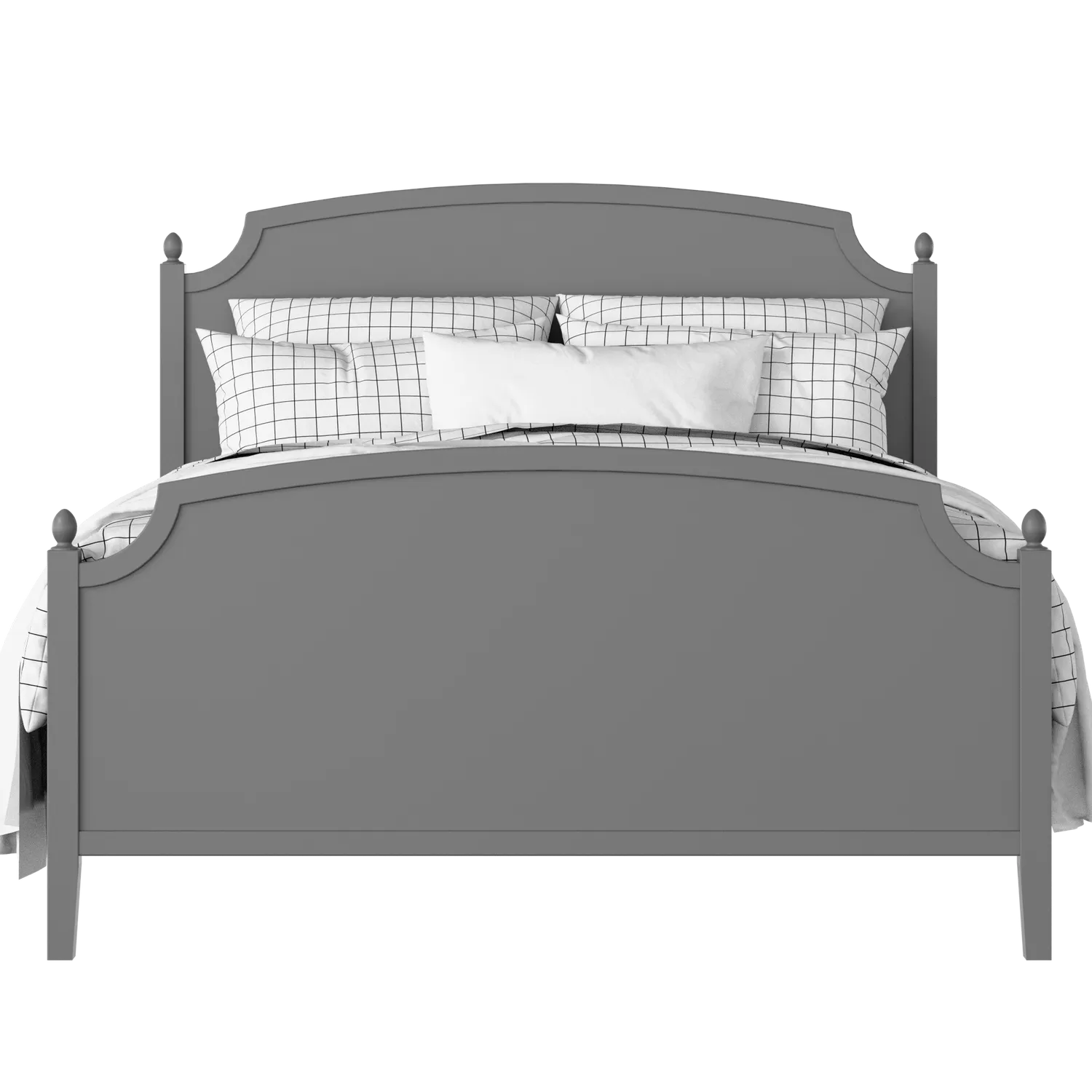 Kipling Painted painted wood bed in grey with Juno mattress