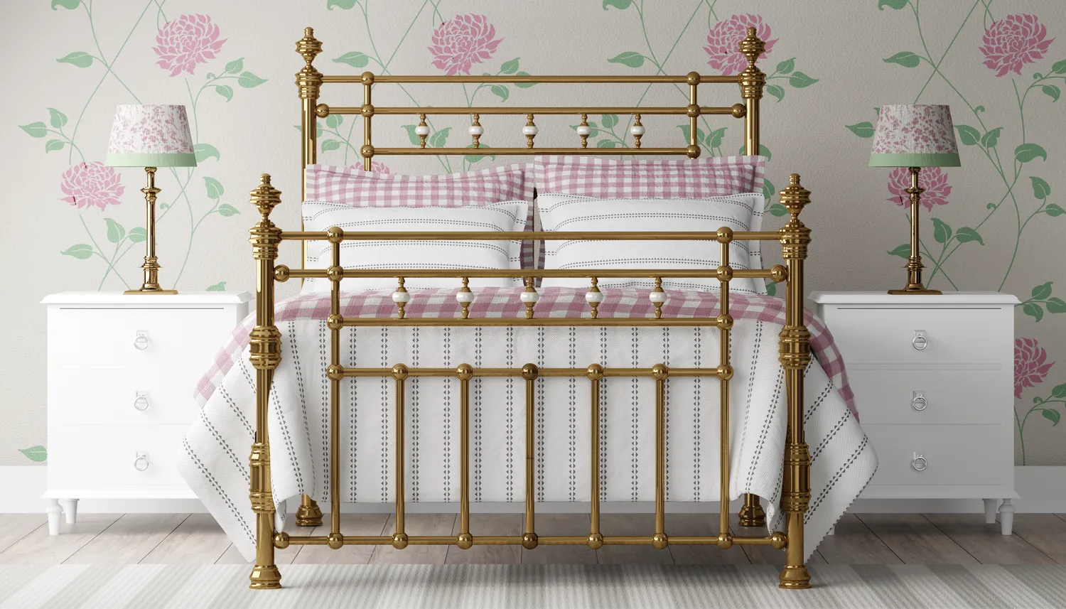 Brass beds & bed frames made from pure brass by The Original Bed Co.