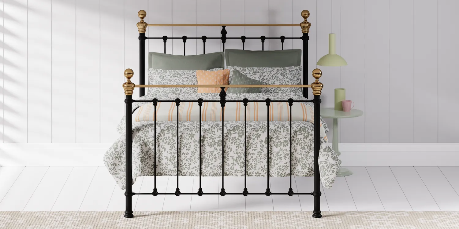 Black metal beds & black iron bed frames by The Original Bed Co