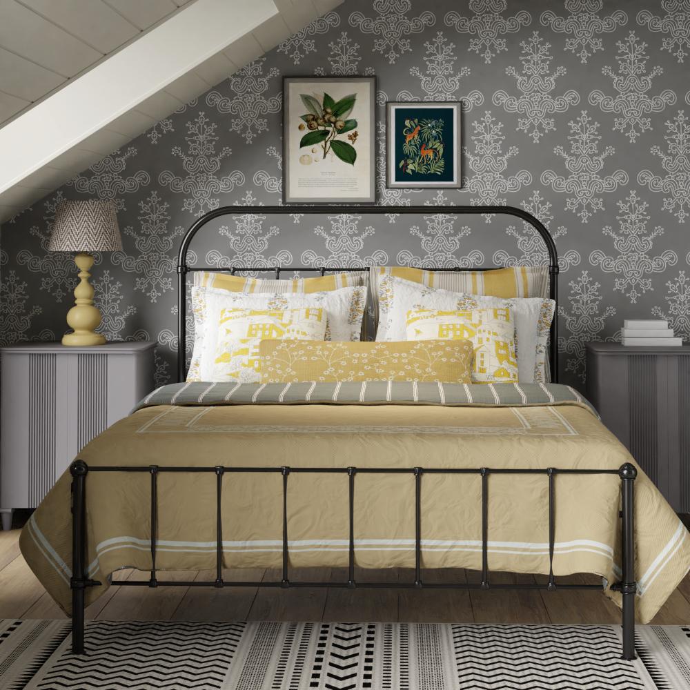 Solomon iron bed - Image mustard