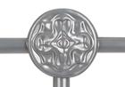 Silver finish for metal beds