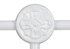 Satin white finish for metal beds