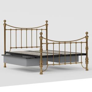 Arran brass bed with drawers - Thumbnail