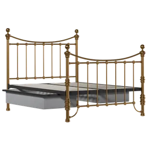 Arran brass bed with drawers - Thumbnail