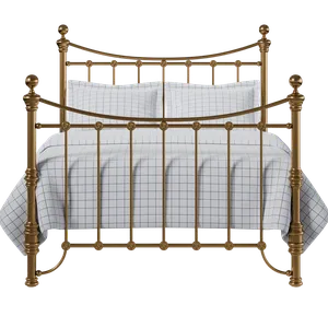 Arran brass bed with Juno mattress - Thumbnail