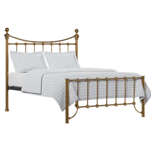 Arran Low Footend brass bed with Juno mattress - Thumbnail