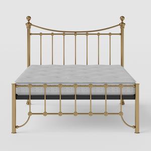 Arran Low Footend brass bed with Juno mattress - Thumbnail