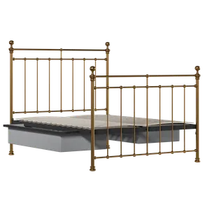 Blyth brass bed with drawers - Thumbnail