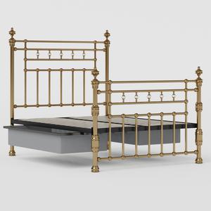 Boyne brass bed with drawers - Thumbnail