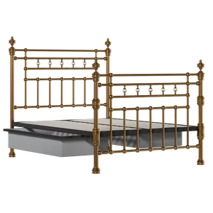 Boyne brass bed with drawers - Thumbnail