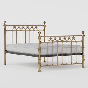 Braemore brass bed with Juno mattress - Thumbnail